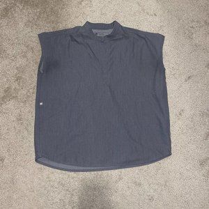 Figs: Women's Scrub Top, Graphite, S